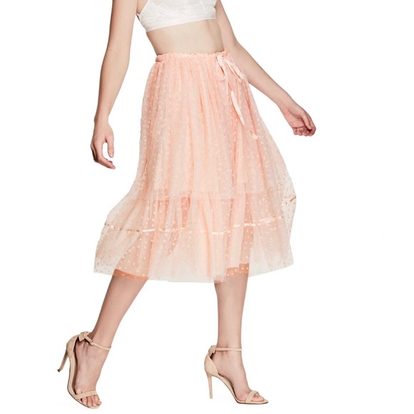 SOLD🚩GUESS Tulle Skirt - Picture 4 of 10